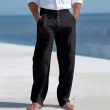 Pantalones de Algodón Transpirables para Hombre